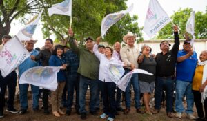 Cumplen con obras que pidieron vecinos de La Trinidad, Guasave; invierten más de 3.4 mdp en techumbre y parque