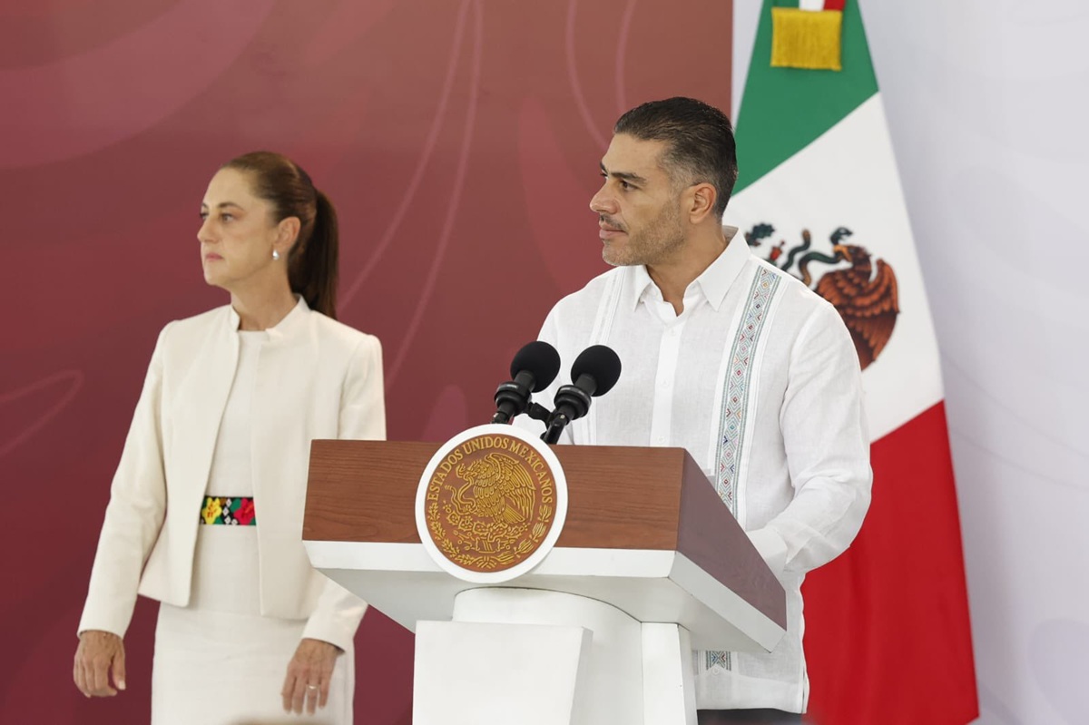 Omar García Harfuch en conferencia 'mañanera'