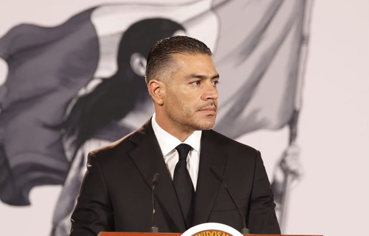 Omar García Harfuch en conferencia 'mañanera'