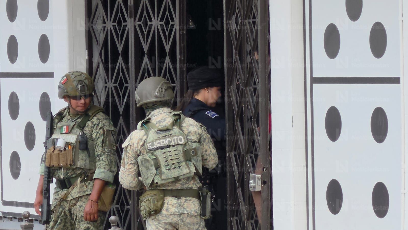 Operativo en el centro de Culiacán