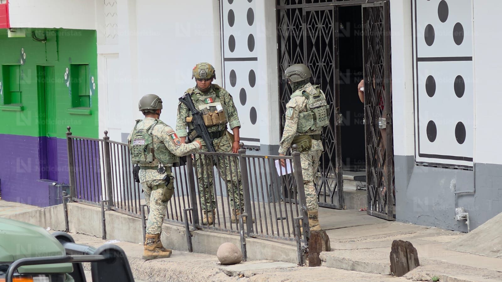 Operativo en el centro de Culiacán