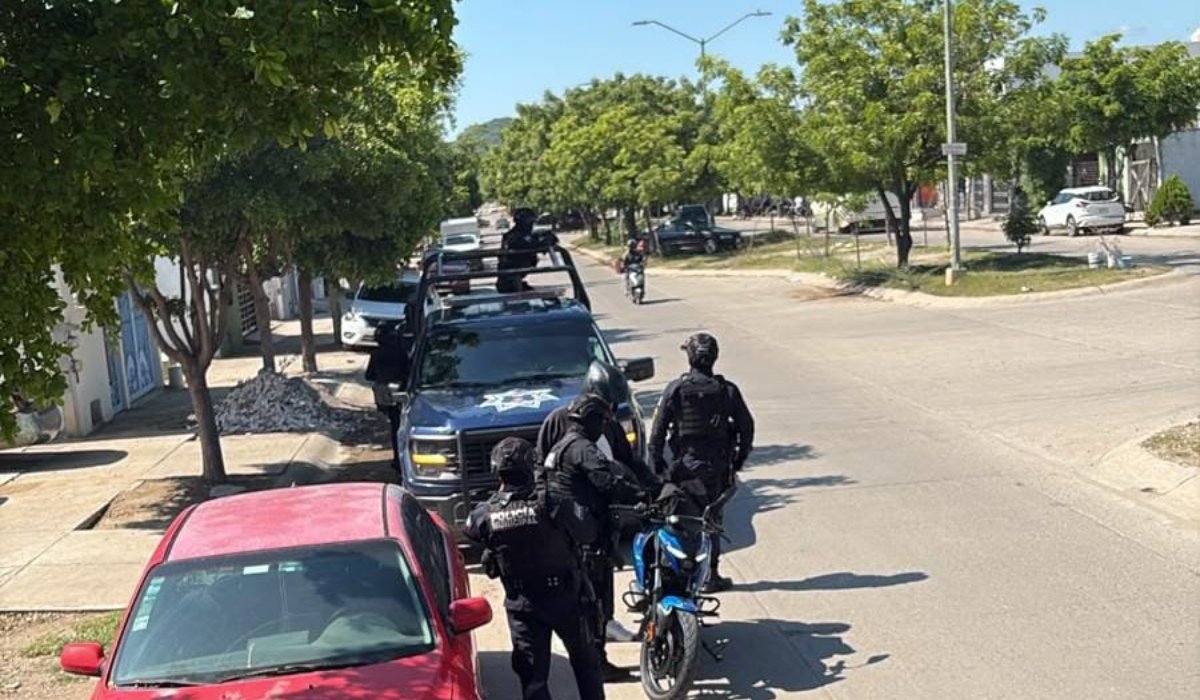 Operativo de vigilancia en Pradera Dorada, Mazatlán