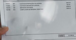 Pago de cuota en Cobaes 02 en Los Mochis