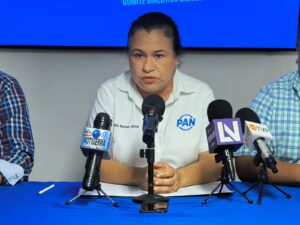 Nadia Vega Olivas, dirigente del Comité Municipal del Partido Acción Nacional (PAN)