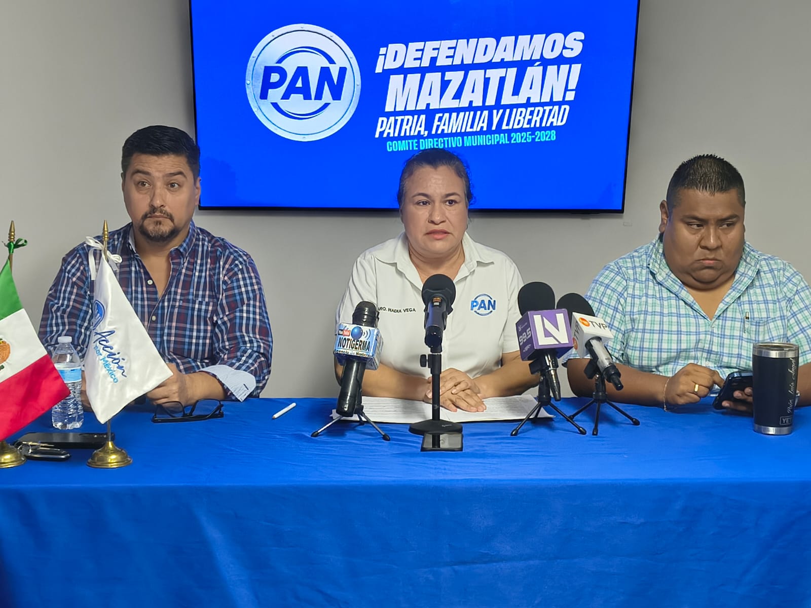 Nadia Vega Olivas, dirigente del Comité Municipal del Partido Acción Nacional (PAN)