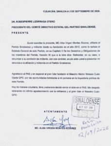 Se queda el PAS sin regidora en Guasave