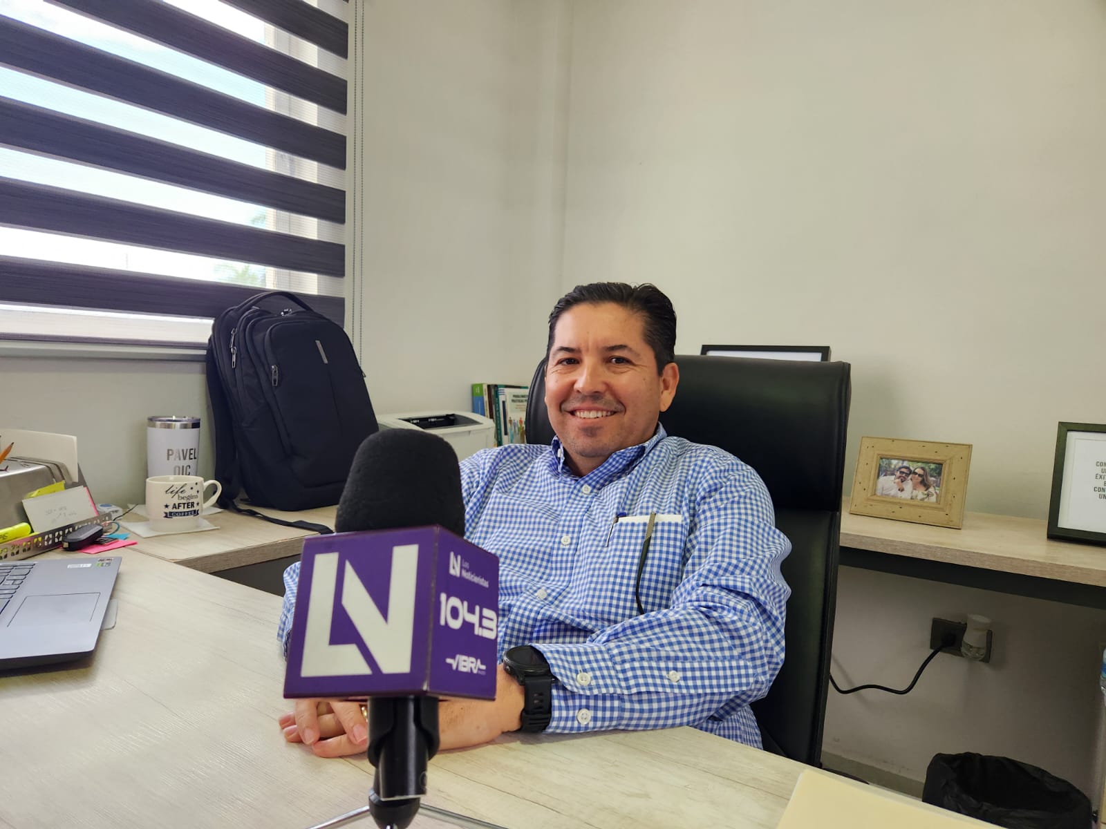 Pavel Castro, titular del Órgano Interno de Control en Ahome