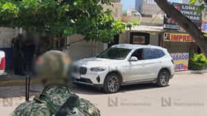 persecucion a balazos en culiacan tras despojo de camioneta bmw blanca
