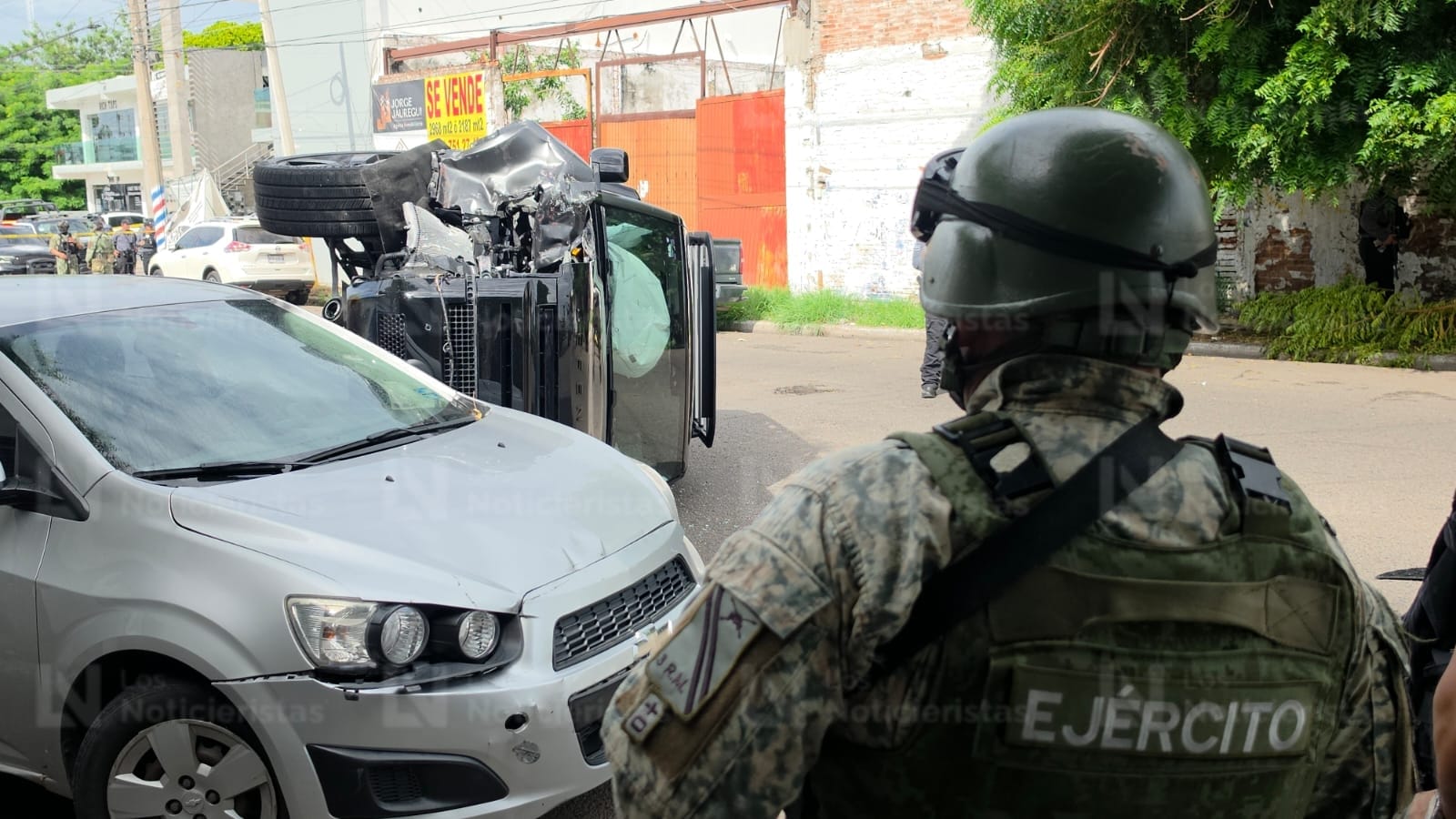 Persecución en el sector centro de Culiacán