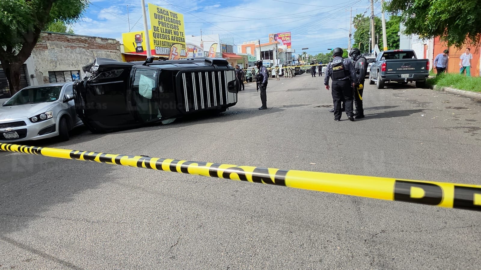 Persecución en el sector centro de Culiacán