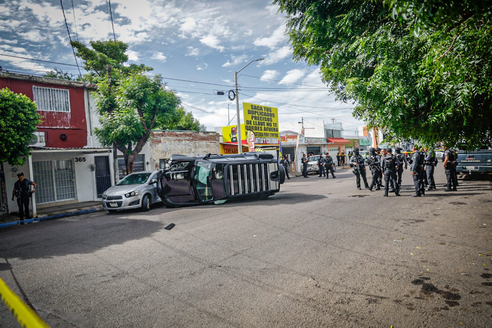 Persecución en el sector centro de Culiacán
