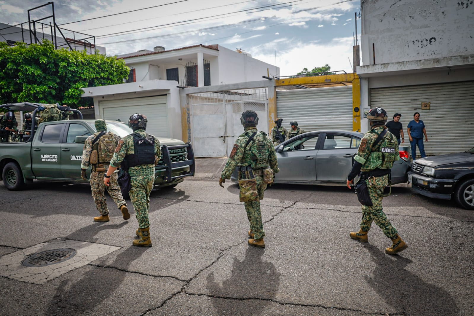 Persecución en el sector centro de Culiacán