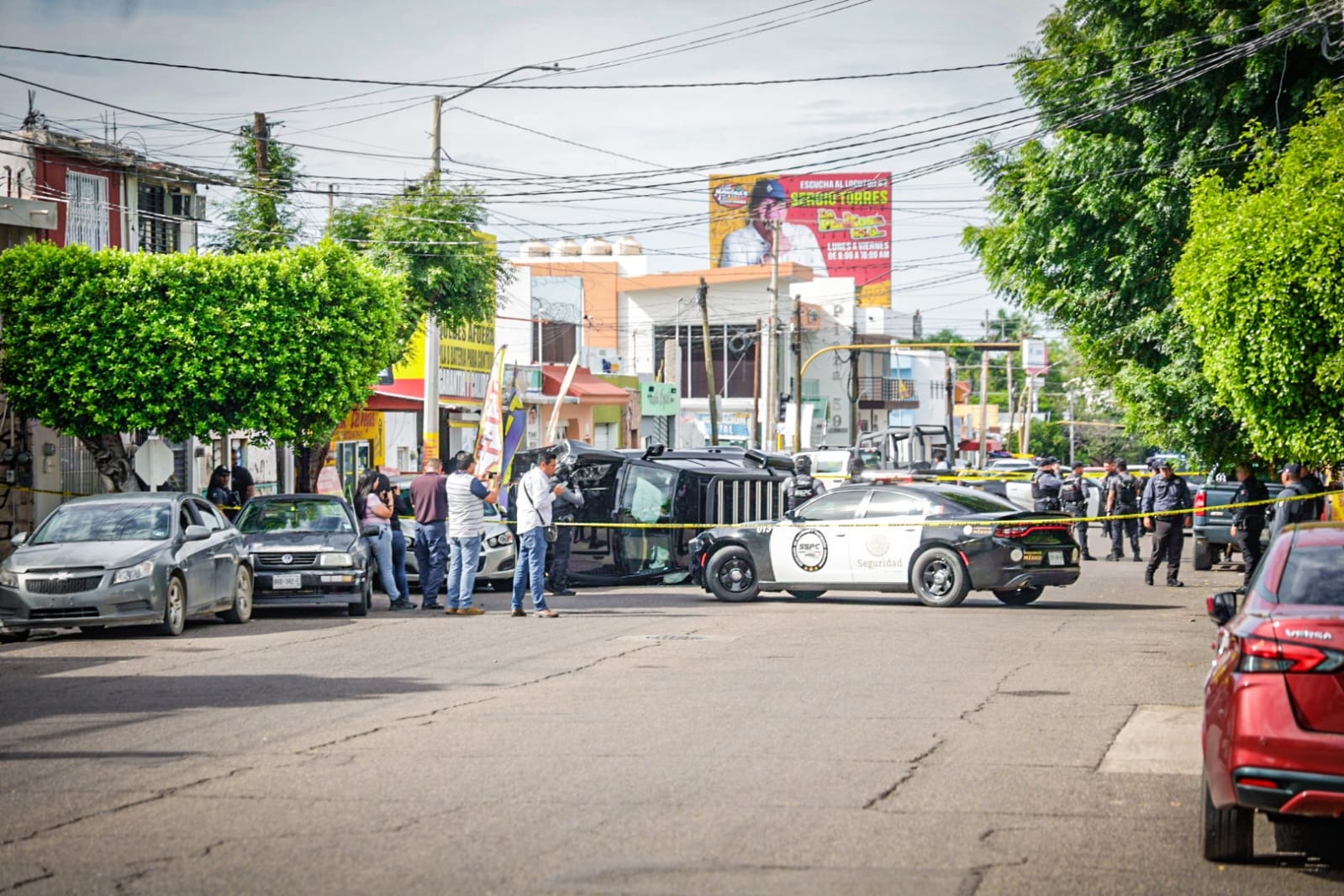 Persecución en el sector centro de Culiacán