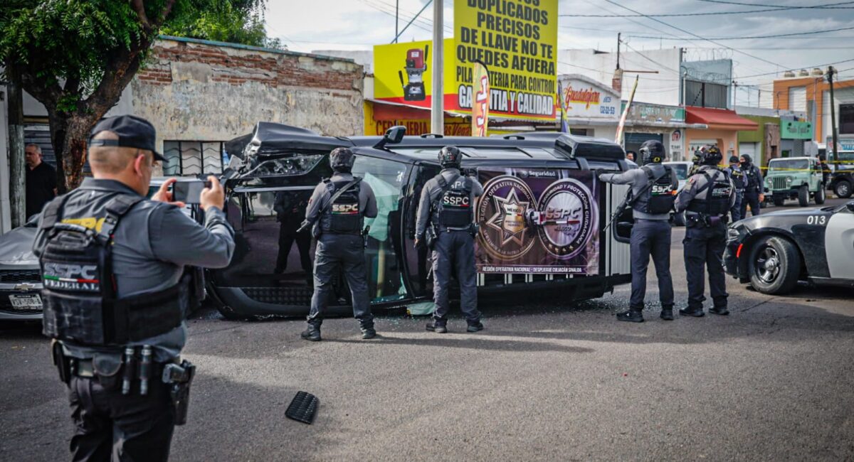 Los Harfuch “atoran” a presuntos robacarros tras el despojo de una camioneta de alta gama en el Centro de Culiacán