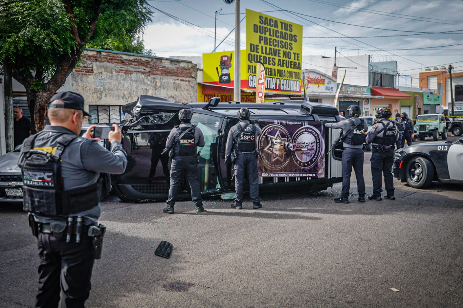 Persecución en el sector centro de Culiacán
