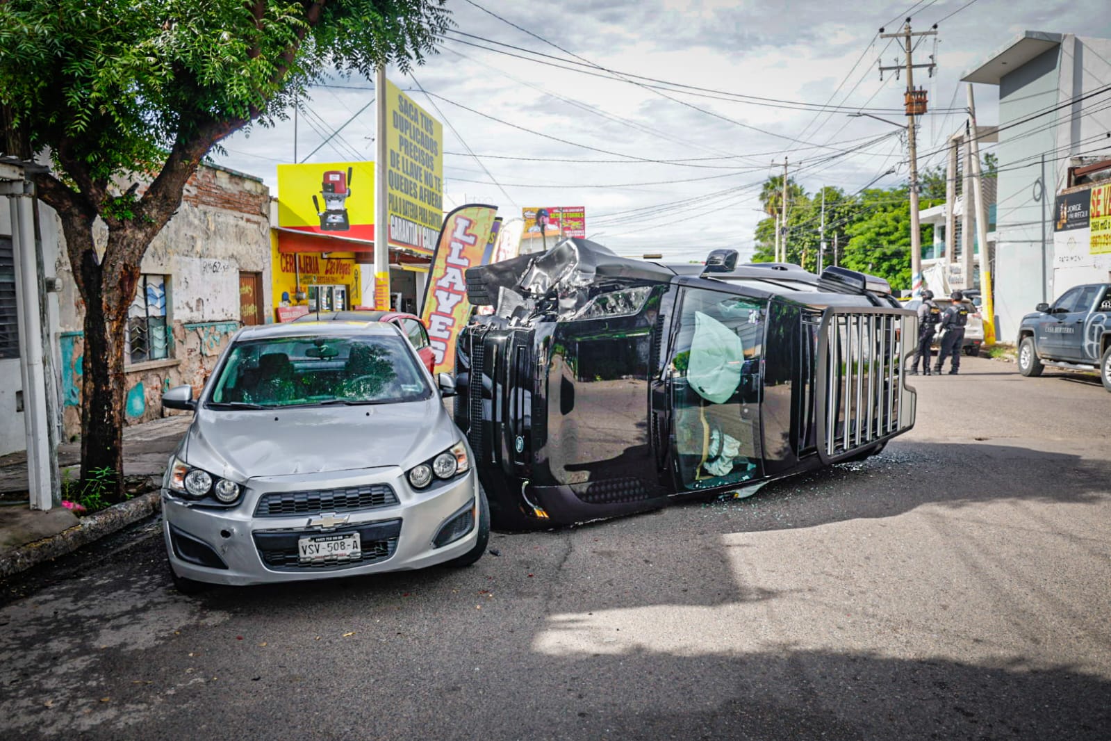 Persecución en el sector centro de Culiacán