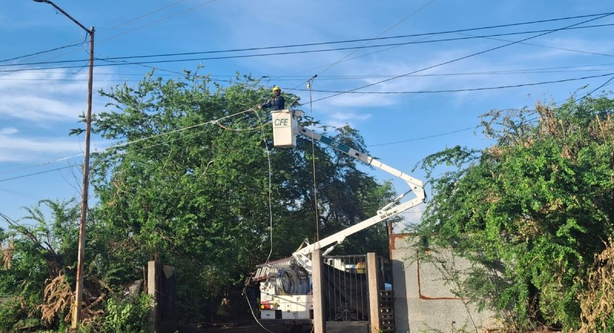 Aclara CFE que sí está trabajando para garantizar suministro de energía eléctrica en El Fuerte, Ahome y otros municipios de Sinaloa