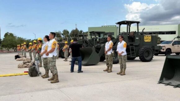 Despliegan personal de seguridad y emergencia al norte de BCS por huracán Polo; suspenden clases