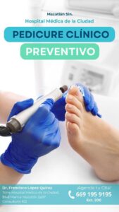 Publicidad de especialista de pies