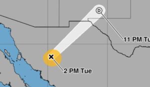 “Polo” se debilita tras tocar tierra dos veces en México; ya es tormenta tropical
