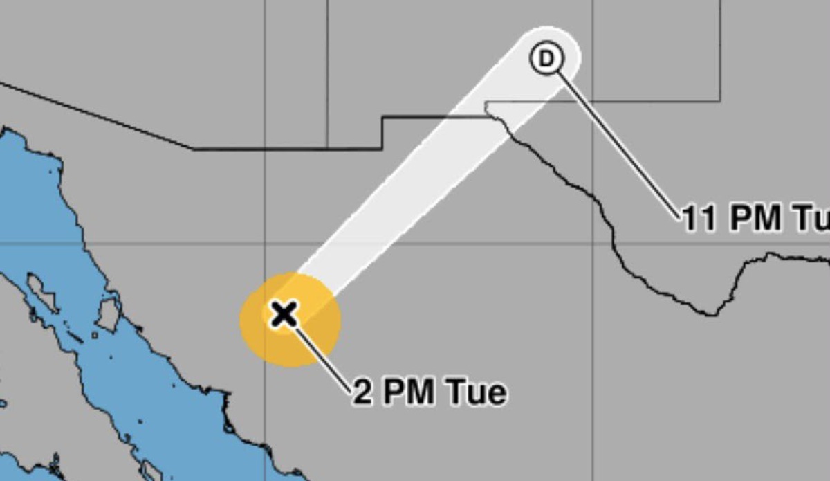 "Polo" pierde fuerza y ahora es tormenta tropical