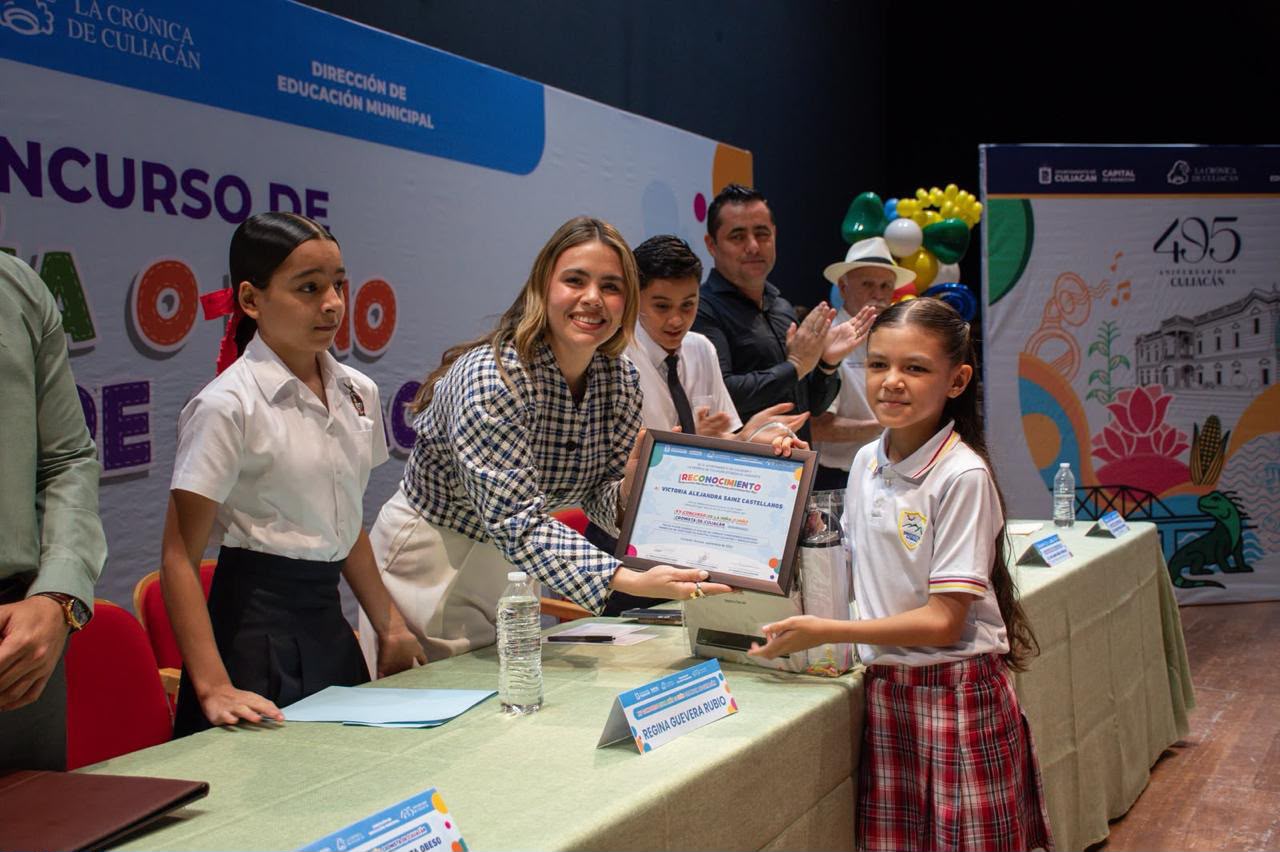 Premiación del Concurso de la Niña o Niño Cronista de Culiacán 2026