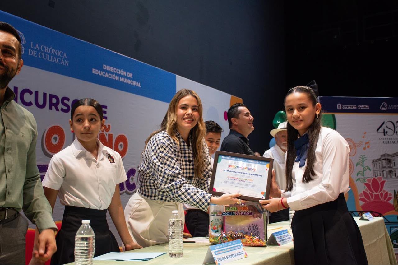 Premiación del Concurso de la Niña o Niño Cronista de Culiacán 2026