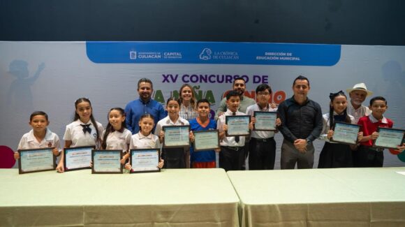 Premian a 10 niñas y niños cronistas de Culiacán, Sinaloa, por sus historias sobre la ciudad