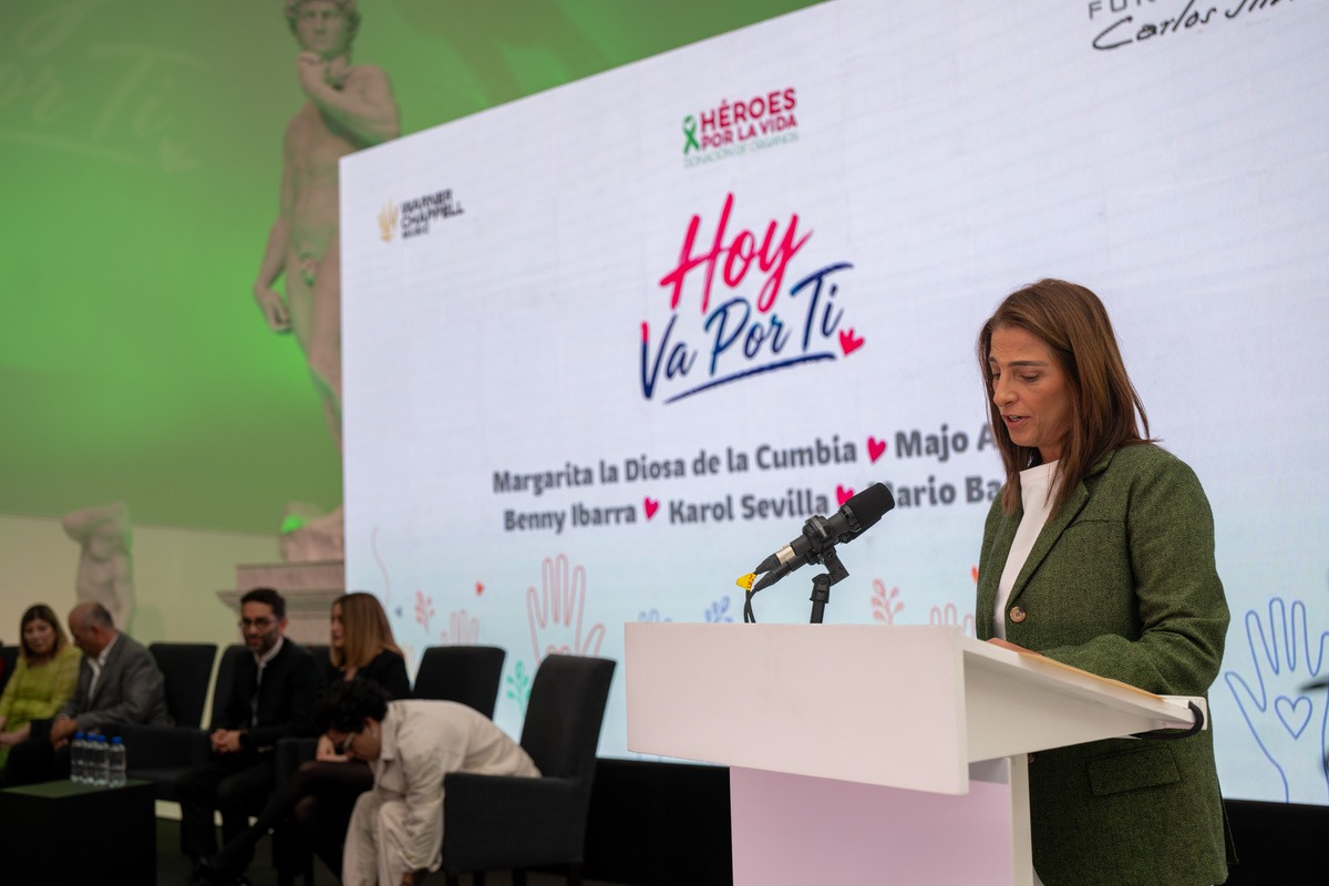 Presentación de la canción "Hoy va por ti" para la donación de órganos