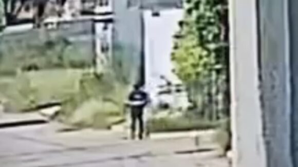 Queda grabado el presunto feminicida de Fernanda, mujer embarazada asesinada en Los Mochis (VIDEO)