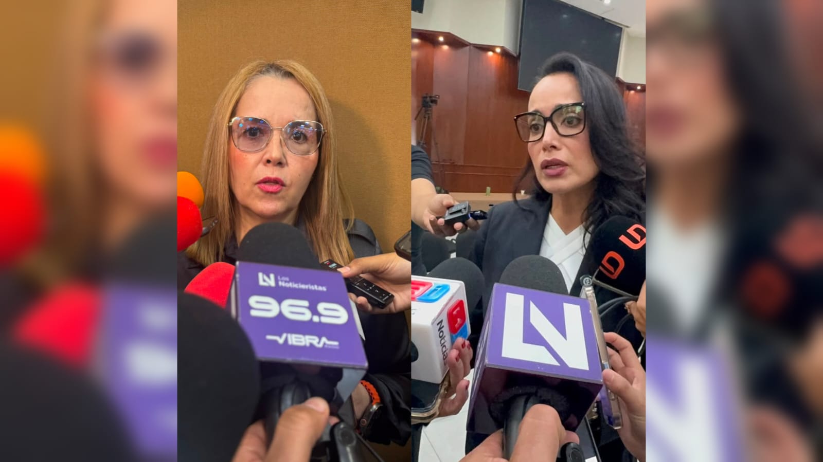 Irma Moreno Ovalles y Elizabeth Montoya