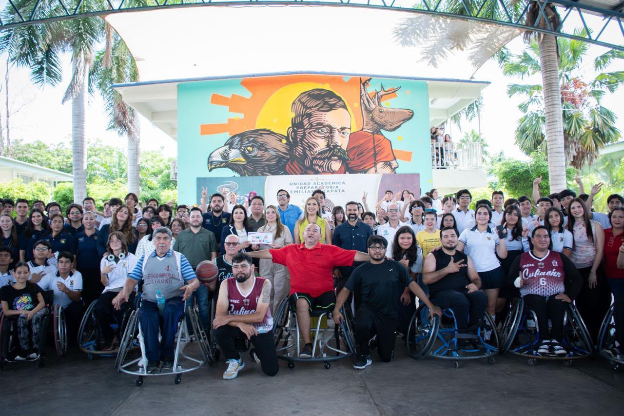 Programa "Somos inclusión" llega a preparatoria Zapata de la UAS en Culiacán