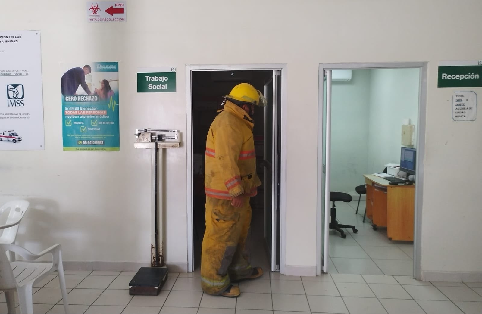 Protección Civil en Rosario, Sinaloa pone a prueba a pacientes y alumnos ante simulacro de sismo