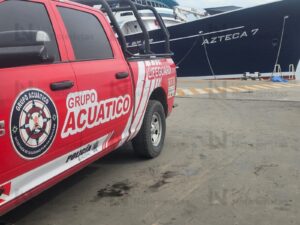 Recuperan cuerpo flotando en el mar frente al muelle del Parque Bonfil en Mazatlán