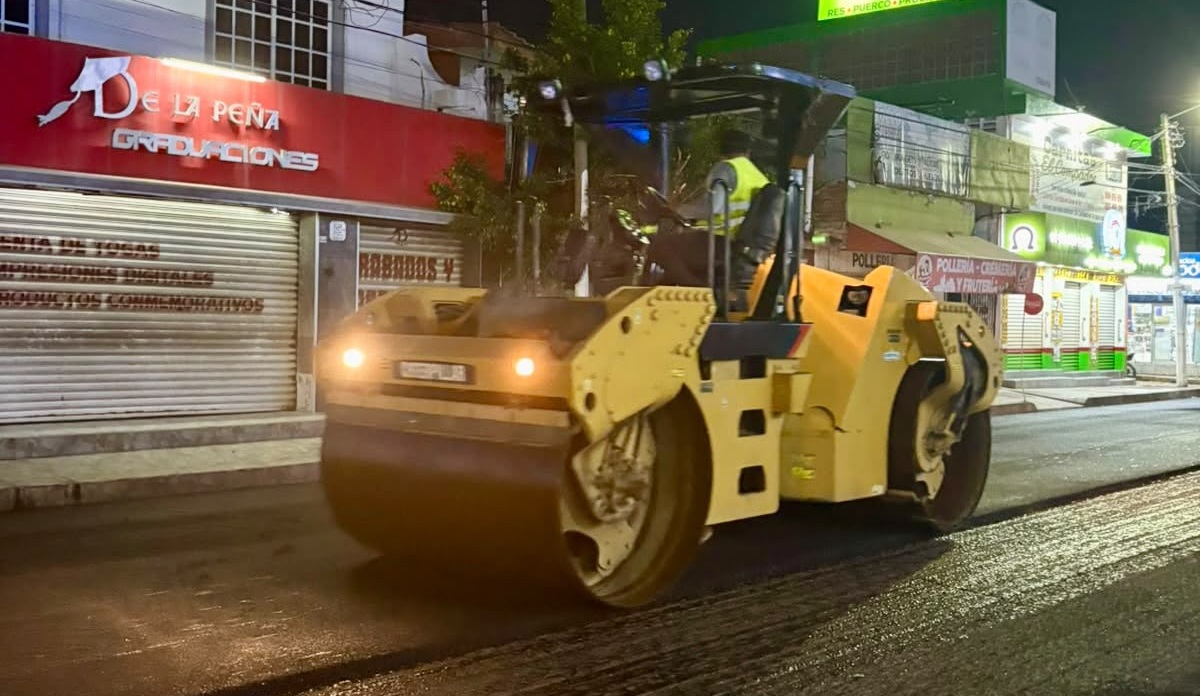 Reencarpetado de avenida Río Piaxtla, en Mazatlán