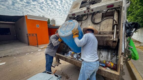 Con dompes y remolques, refuerza Ayuntamiento de El Fuerte el servicio de recolección de basura