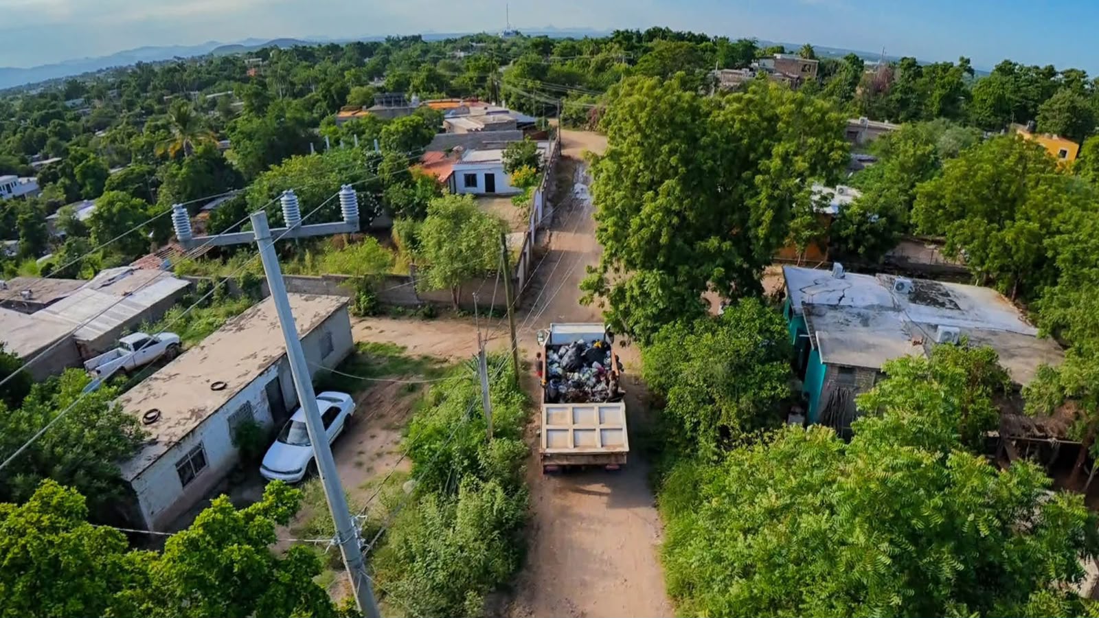 Refuerzan recolección de basura en El Fuerte
