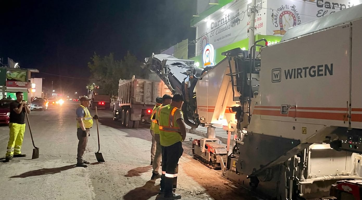 Avanza rehabilitación de la avenida Río Piaxtla en Mazatlán