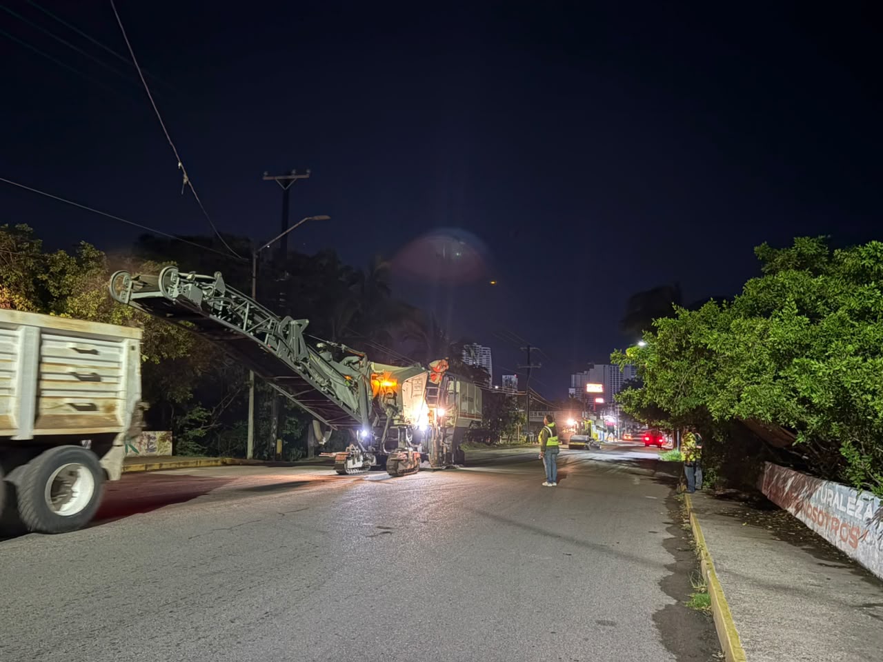 Avanza rehabilitación de la avenida Río Piaxtla en Mazatlán