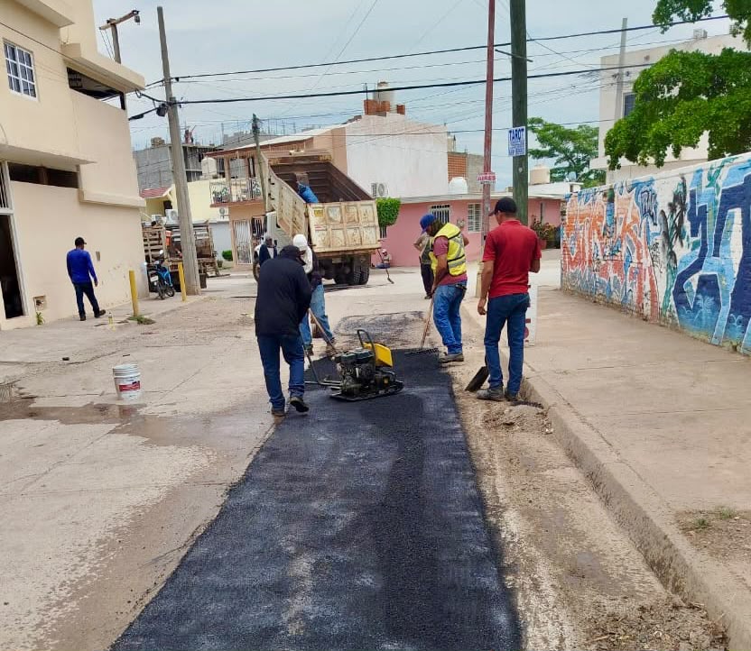 Reparación de baches en Mazatlán