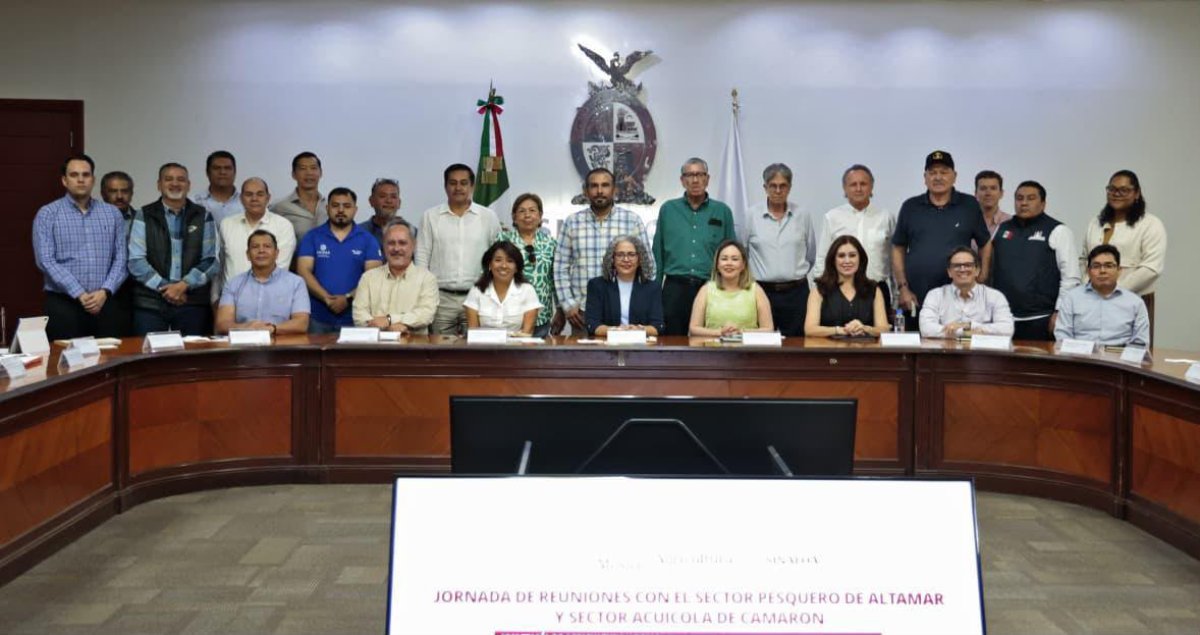 Diésel, vigilancia y financiamiento; Sader, gobernadora y pescadores trazan ruta para el rescate de pesca de altamar en Sinaloa