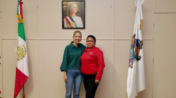 Estrella Palacios refrenda respaldo a trabajadores del Ayuntamiento de Mazatlán, en reunión con Stasam