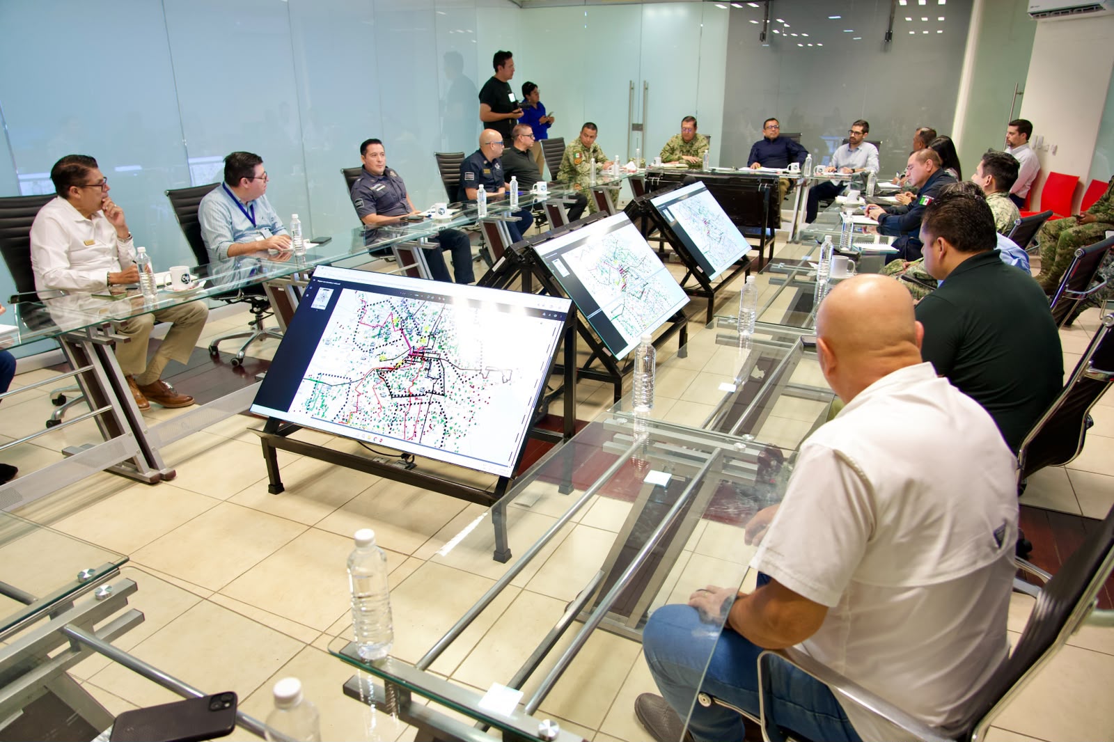 Reunión de seguridad con plazas comerciales y universidades de Culiacán