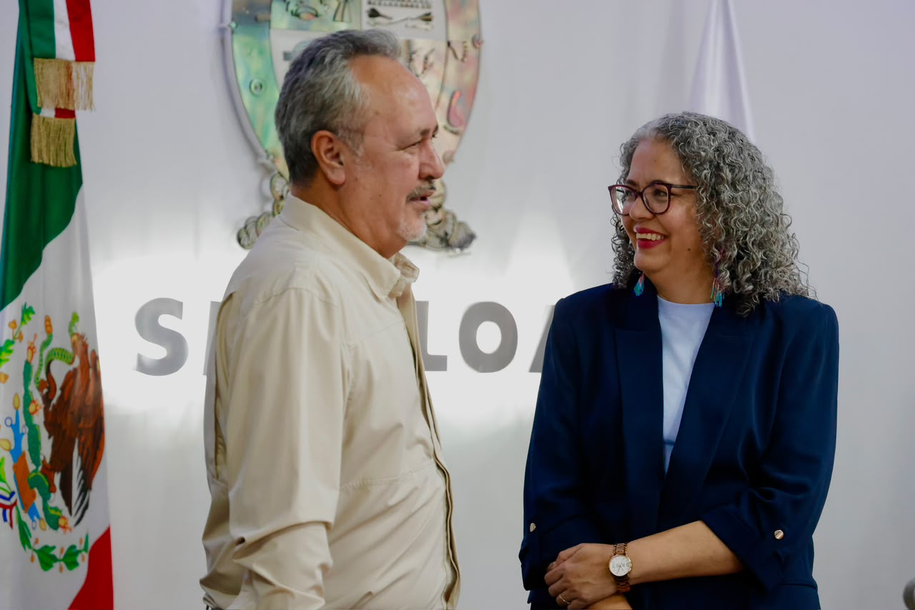 Reunión entre Columba López y Graciela Domínguez con acuacultores