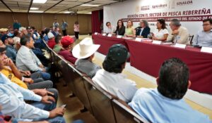 Desazolve de bahías, reajuste de vedas, inspección y vigilancia solicitan dirigentes de pesca ribereña en reunión con Sader