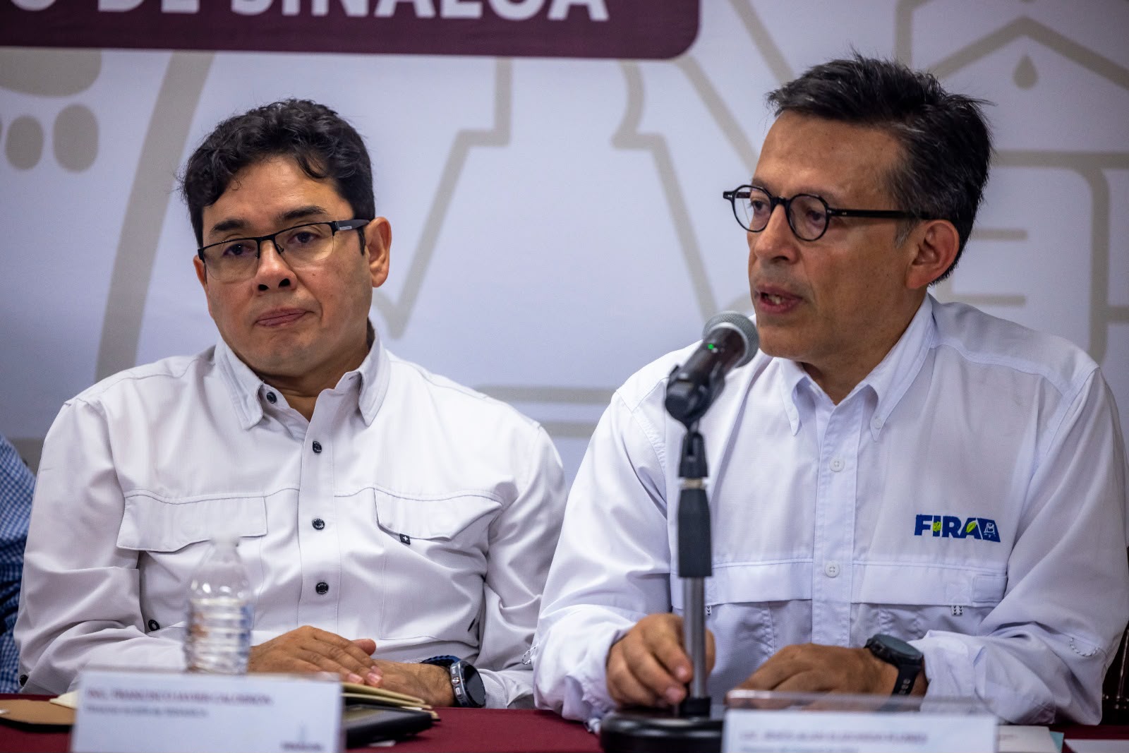 Reunión entre Columba López, titular de la Sader, y productores de Sinaloa