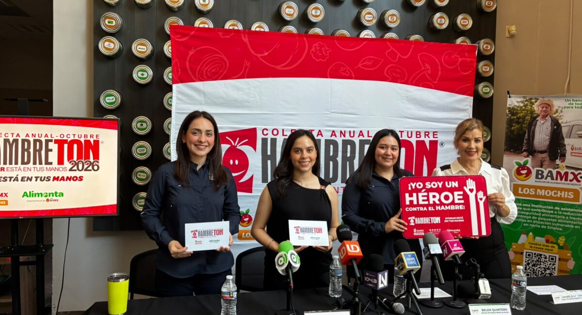 Banco de Alimentos Los Mochis invita a donar en la colecta anual “Hambreton” 2026