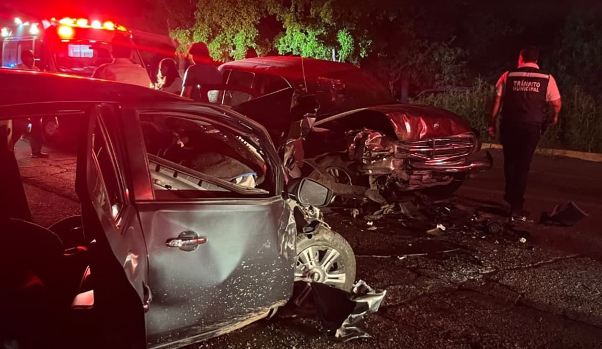 Seis heridos deja fuerte choque entre dos vehículos en carretera Los Mochis-Choix
