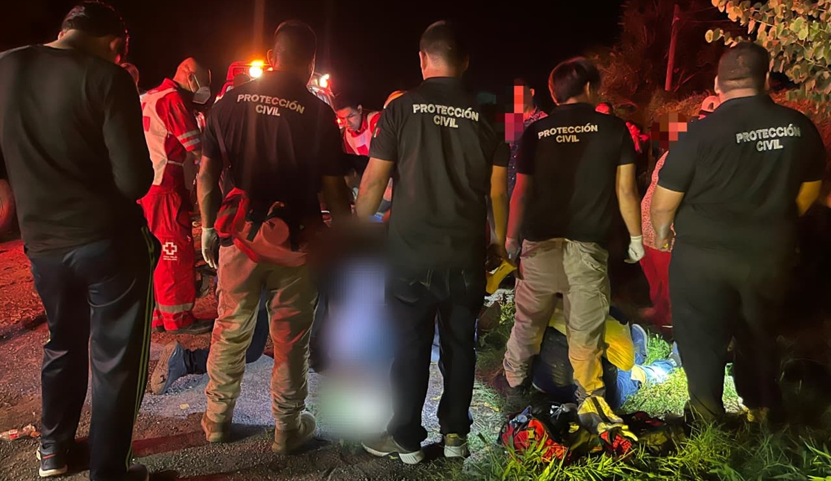 Seis heridos deja fuerte choque entre dos vehículos en carretera Los Mochis-Choix