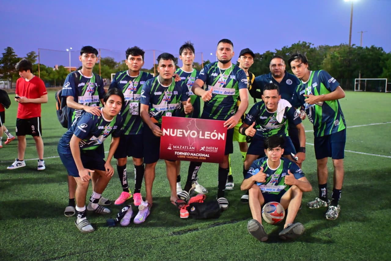 Selección en el Nacional de Futbol Libre Varonil en Mazatlán